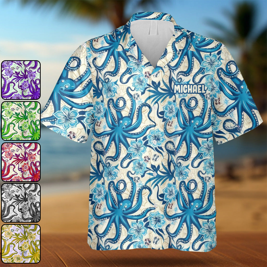 Cool Octopus - Personalized Sea Lover Hawaiian Shirt