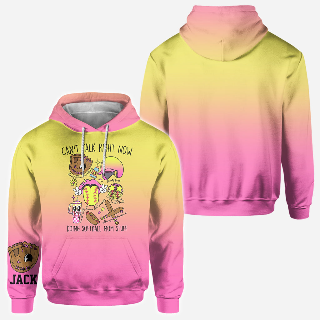 Softball Mom Stuff - Personalized Softball All Over Shirt