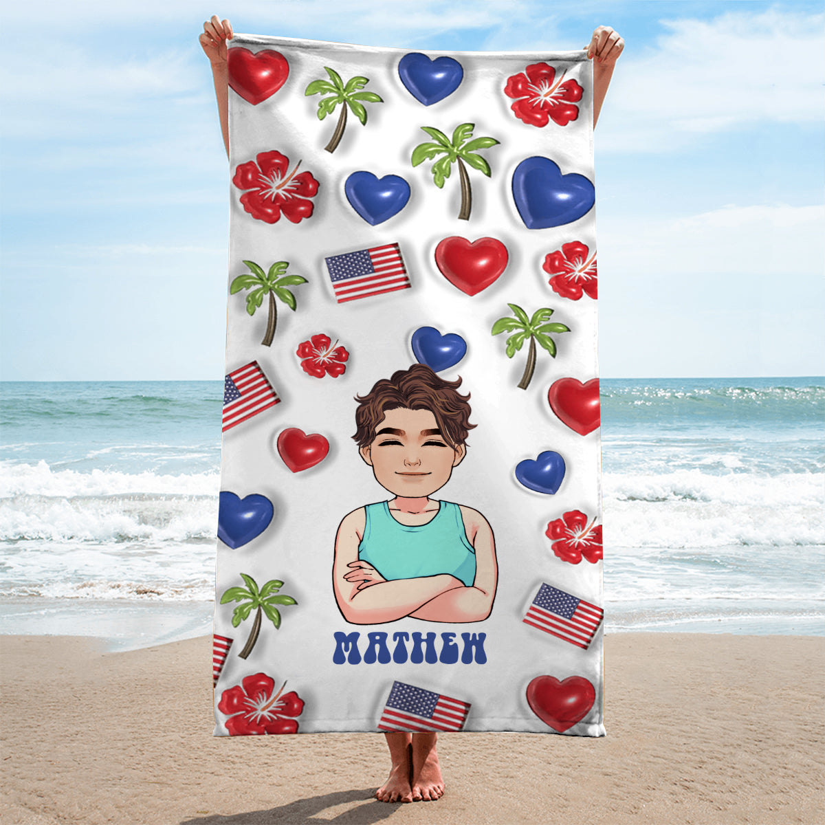 Life Is Better At The Beach - Personalized Sea Lover Beach Towel