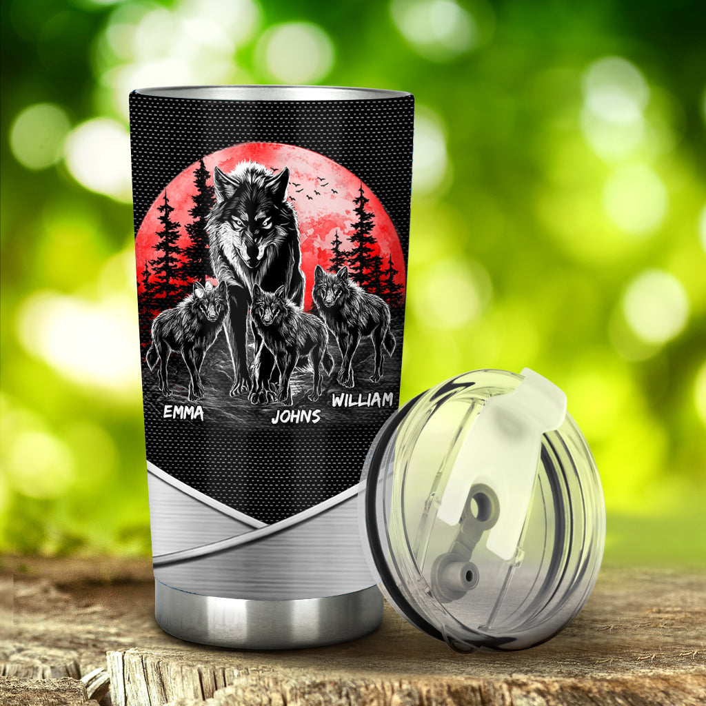 Papa Wolf - Personalized Father Tumbler