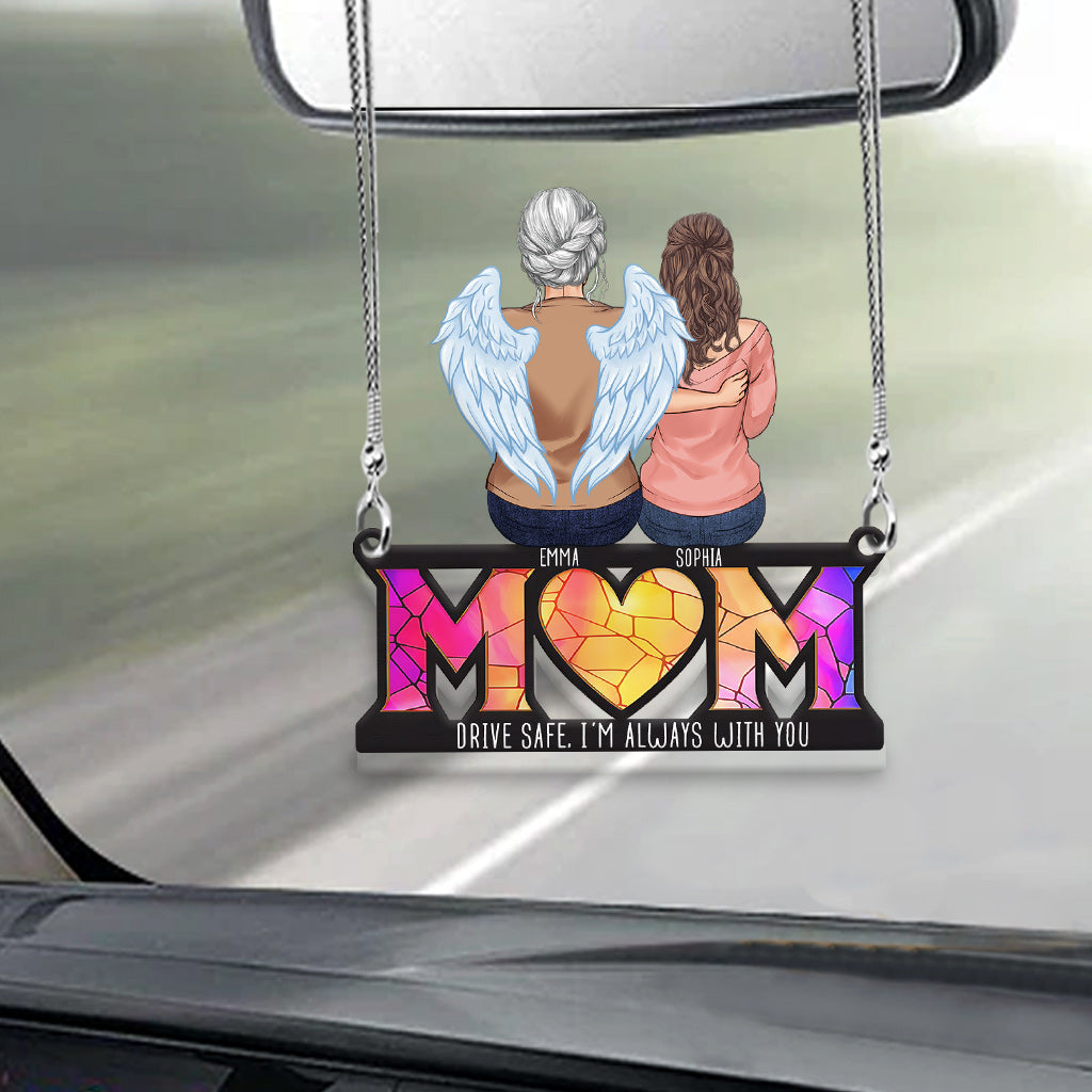 Drive Safe I Love You - Personalized Memorial Transparent Car Ornament