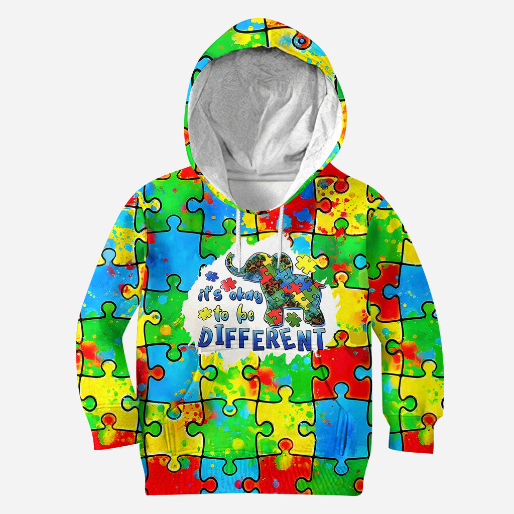 Its Ok To Be Different - Autism Awareness All Over Shirt