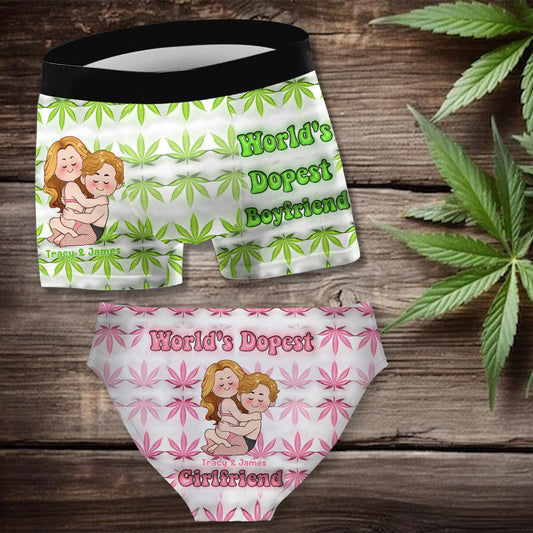 Best Buds - Personalized Weed Women Briefs & Men Boxer Briefs