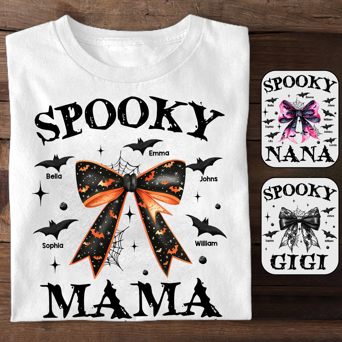 Spooky Mama - Personalized Mother T-shirt And Hoodie