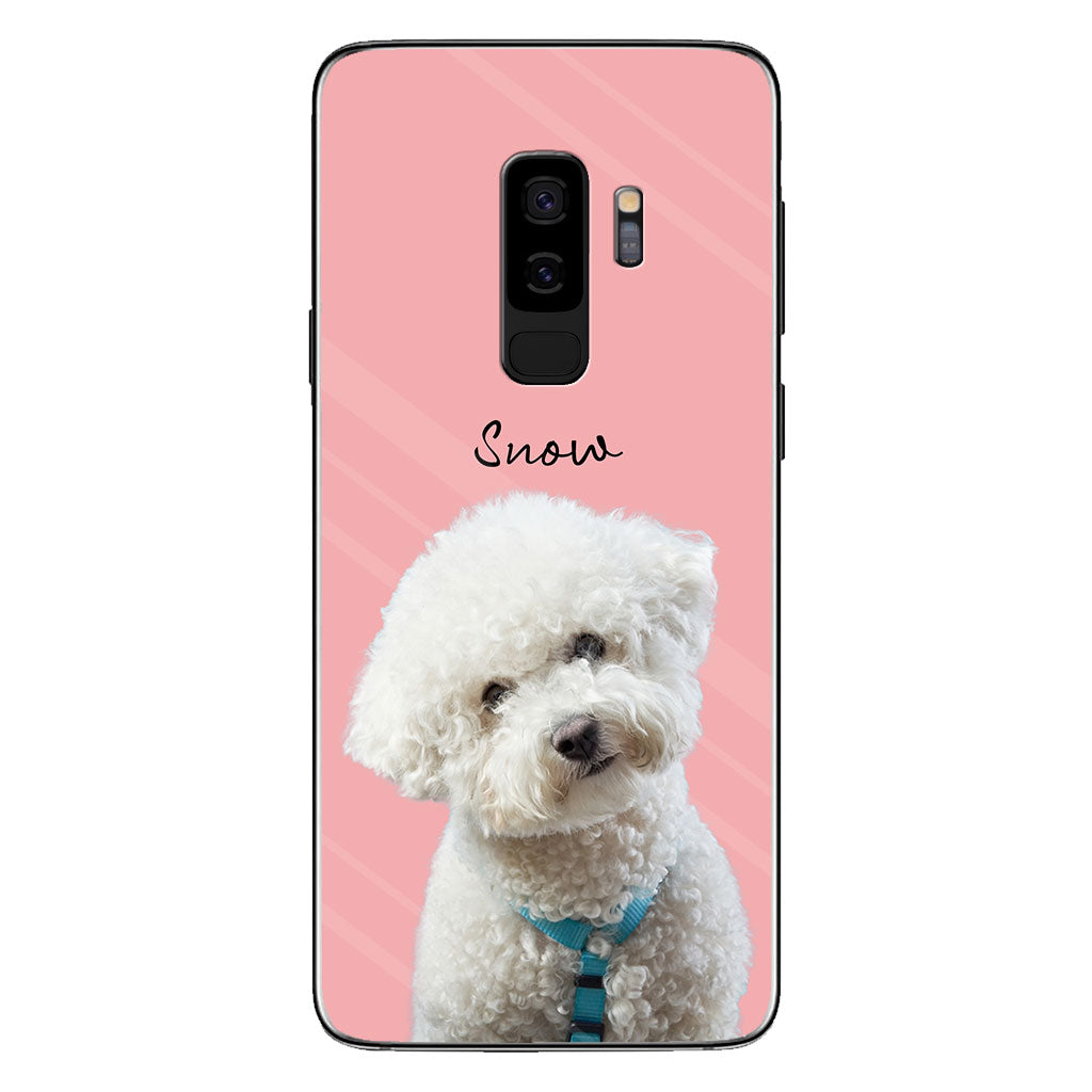 Lovely Dog Cat Pet Portrait - Personalized Dog Clear Phone Case