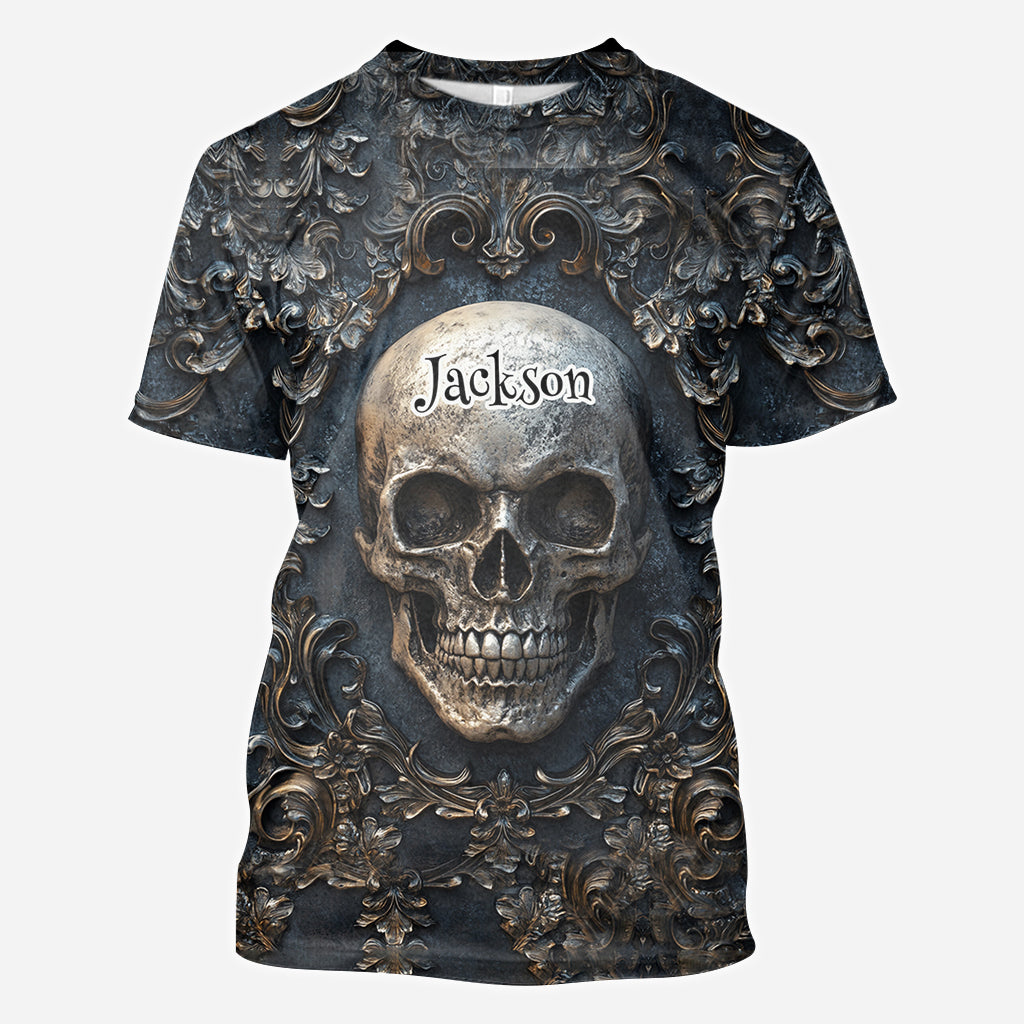 Vintage Skull - Personalized Skull All Over Shirt