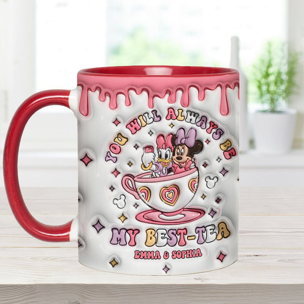 You Will Always Be My Best-Tea - Personalized Bestie Accent Mug
