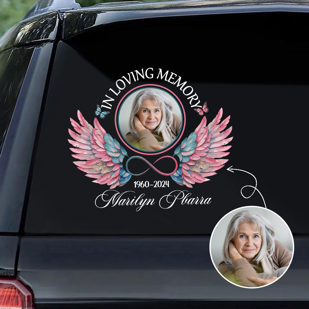 In Loving Memory - Personalized Memorial Decal Die Cut