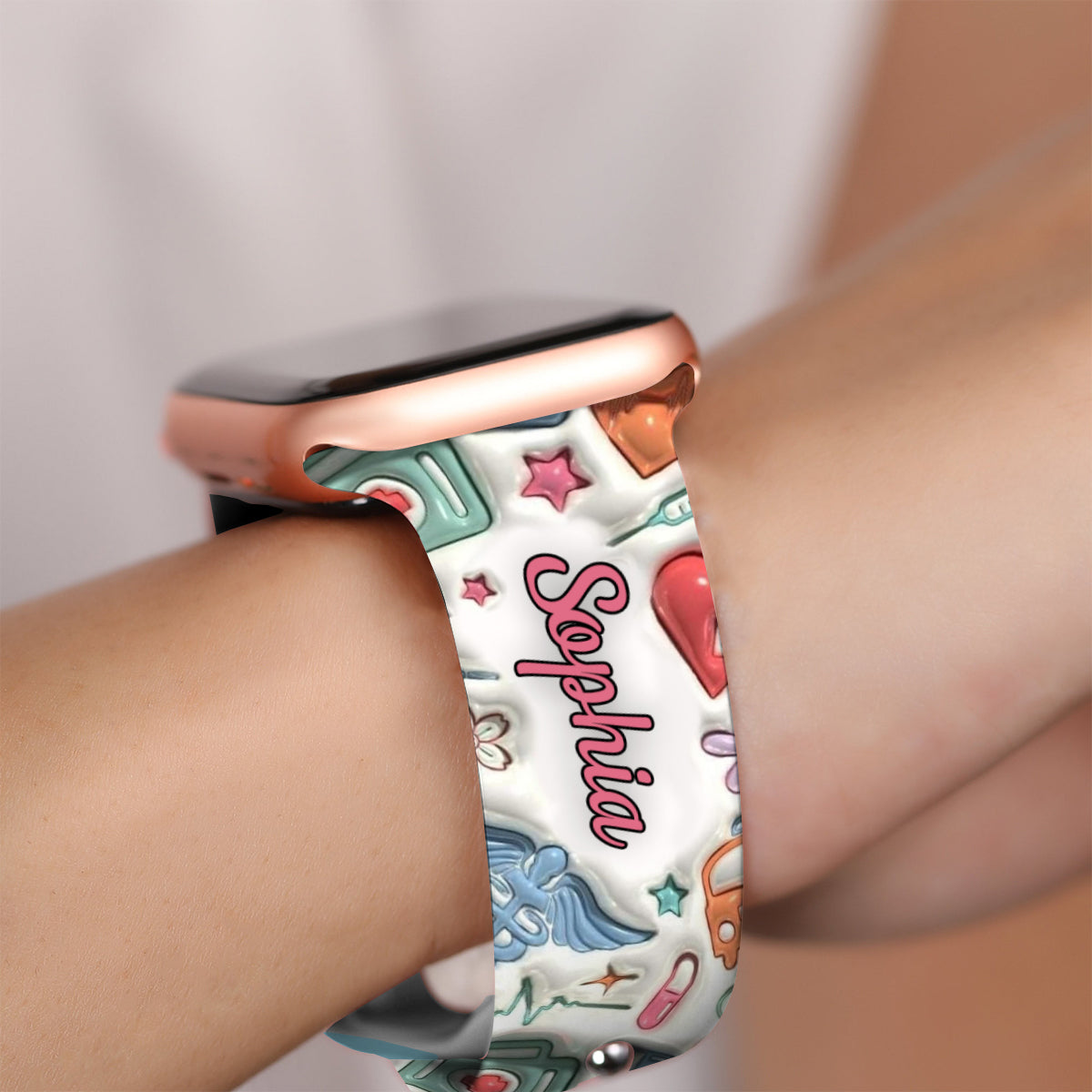 Nurse Life - Personalized Nurse Apple Watch Band