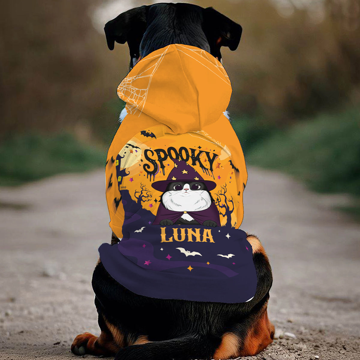 Spooky Dog Cat - Personalized Dog Pet Hoodie