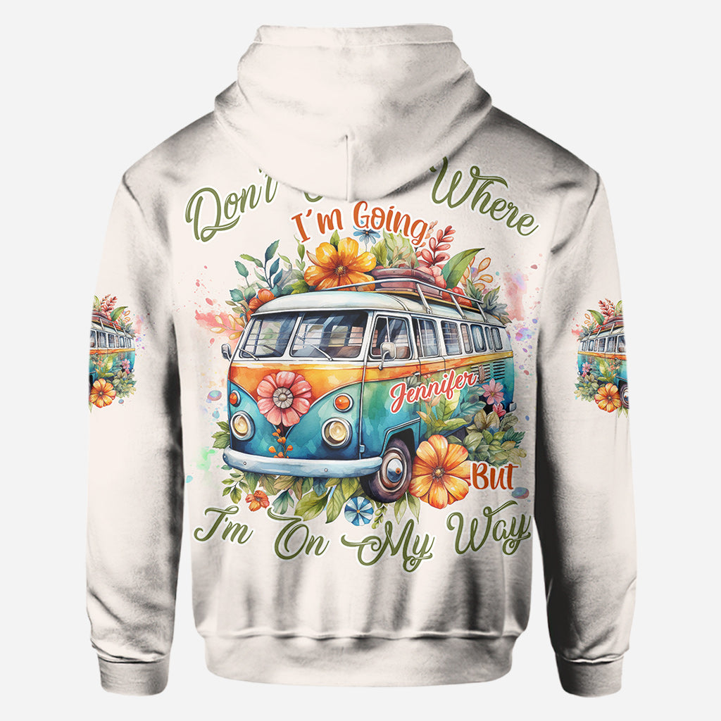 On My Way - Personalized Hippie All Over Shirt