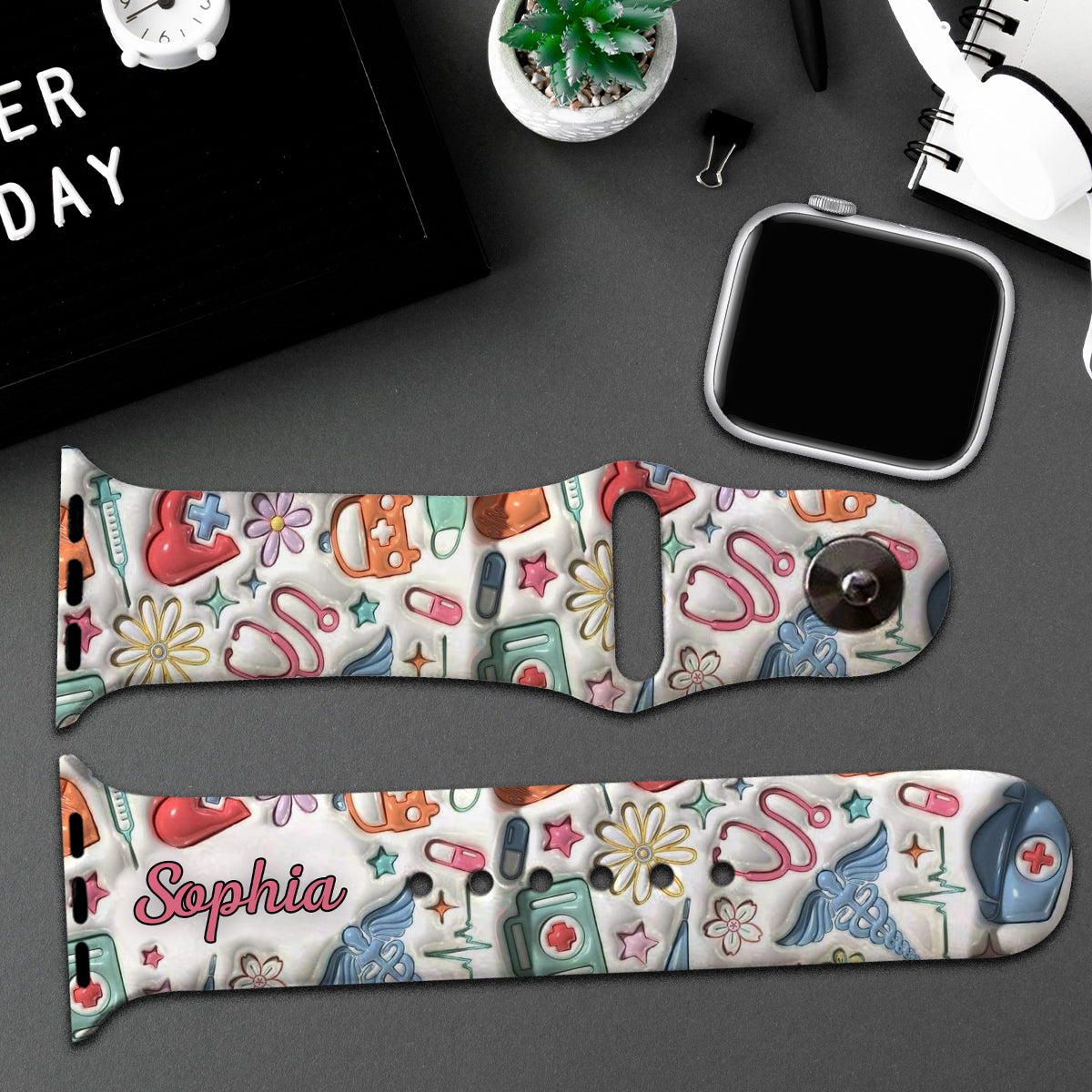 Nurse Life - Personalized Nurse Apple Watch Band