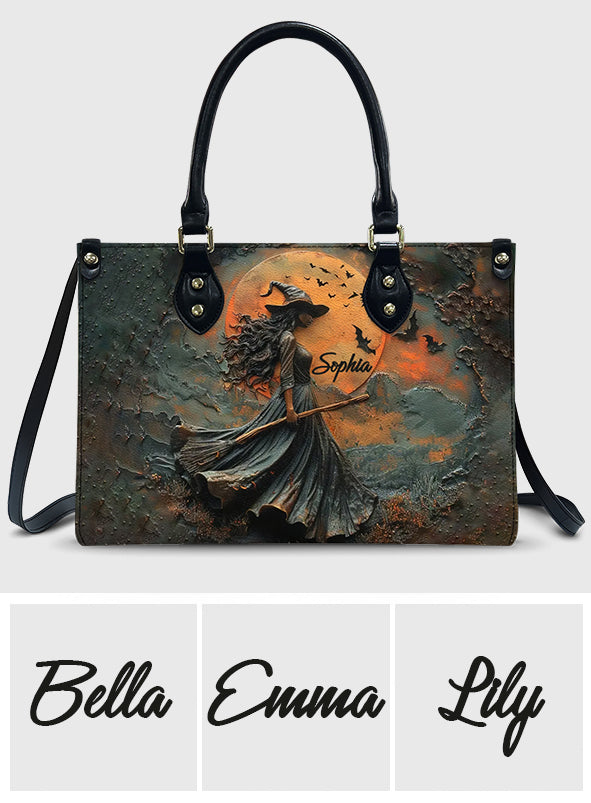 Beautiful Witch - Personalized Witch Leather Handbag