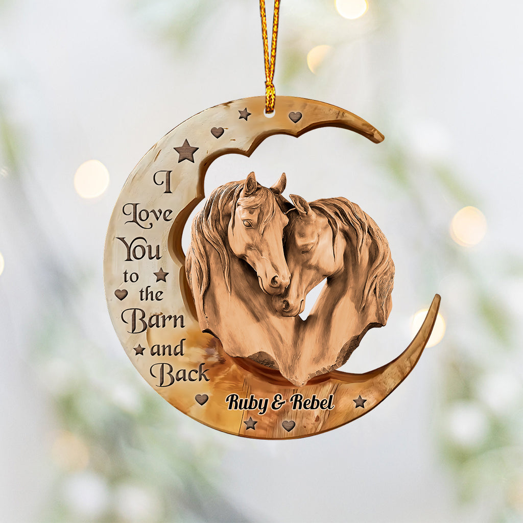 From Our First Kiss - Personalized Horse Ornament