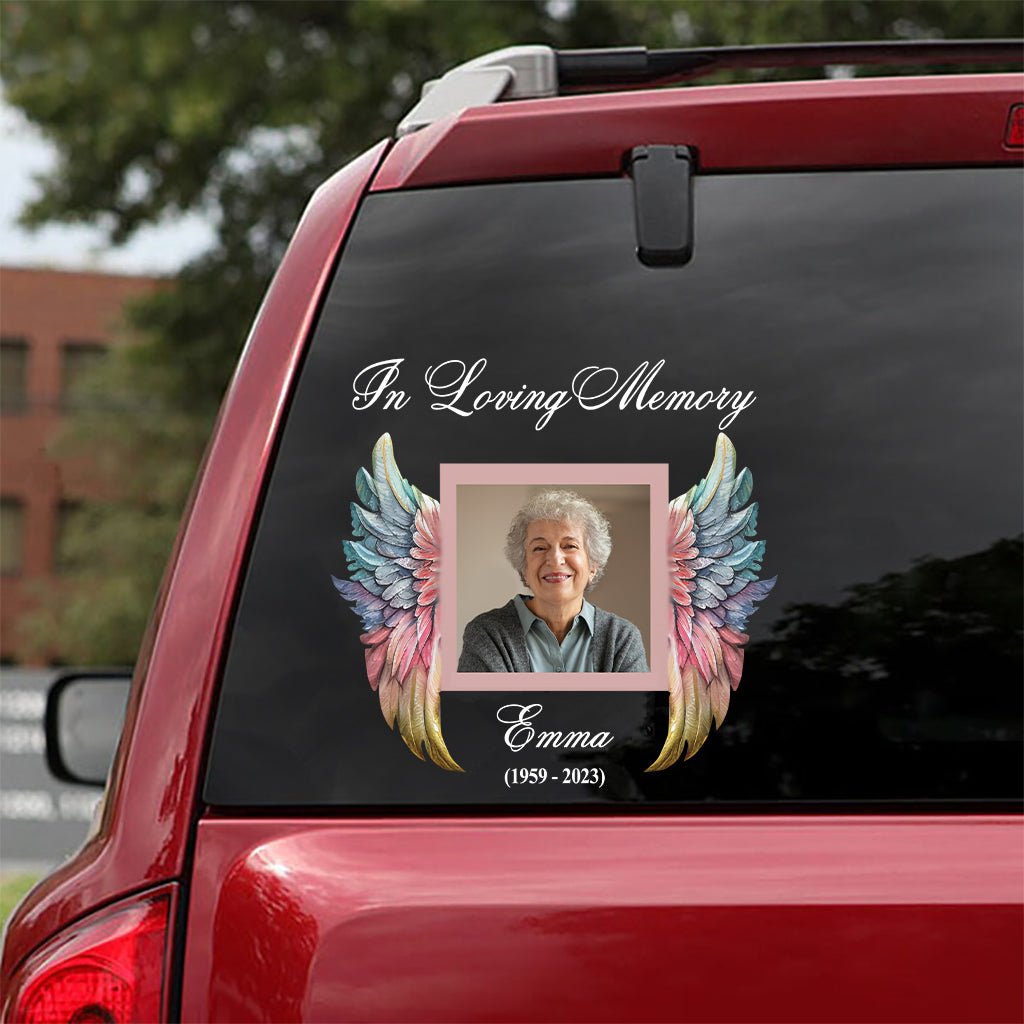 In Loving Memory - Personalized Memorial Decal Die Cut