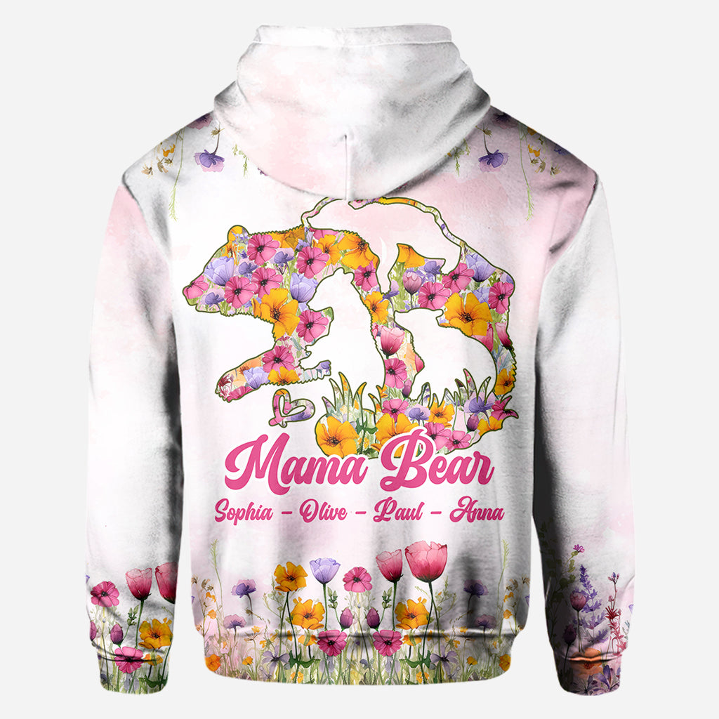 Mama Bear - Personalized Mother All Over Shirt