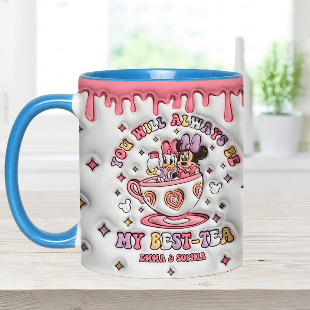 You Will Always Be My Best-Tea - Personalized Bestie Accent Mug