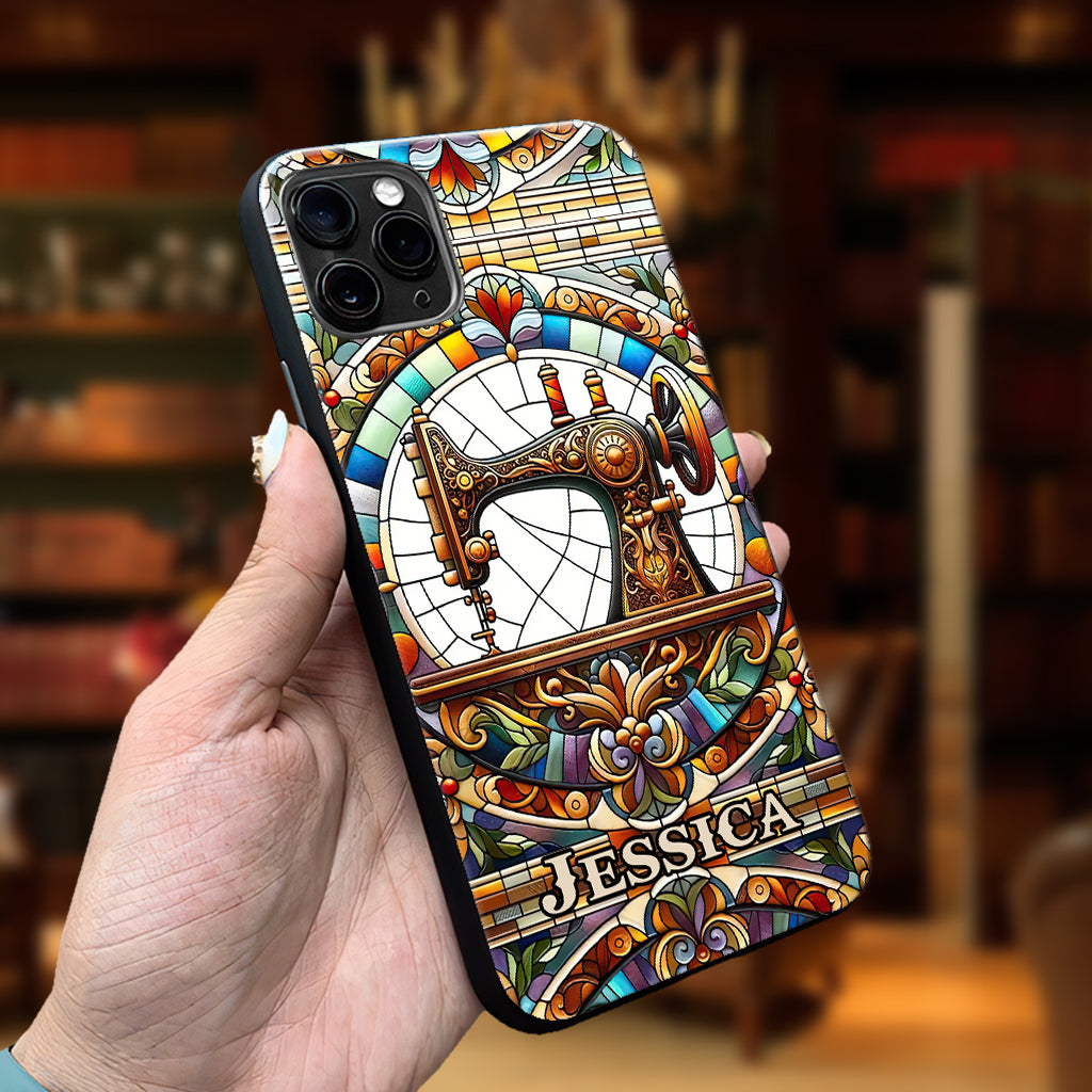 Colorful Sewing Machine - Personalized Sewing Phone Case