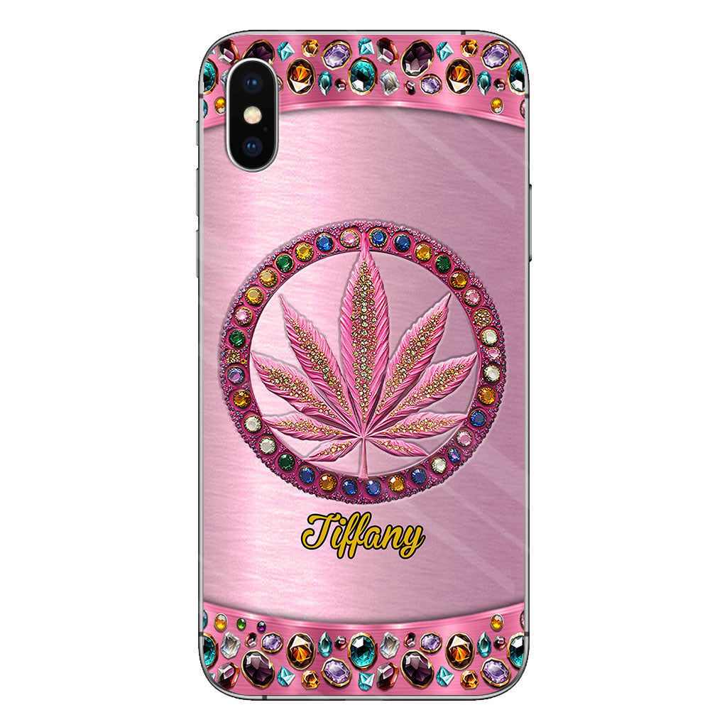 Stoner Chick - Personalized Weed Clear Phone Case
