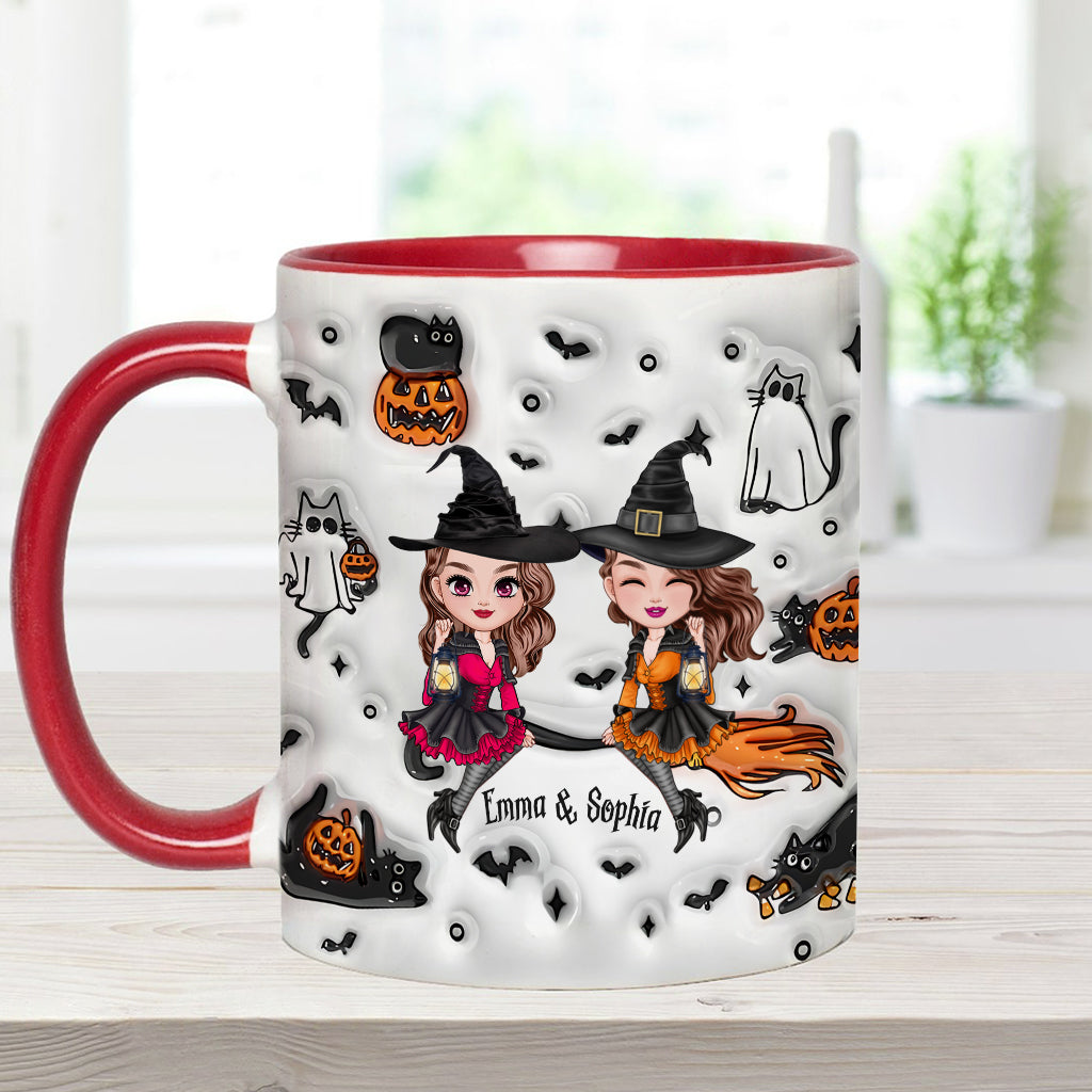 You Can't Sit With Us Best Witch - Personalized Bestie Accent Mug