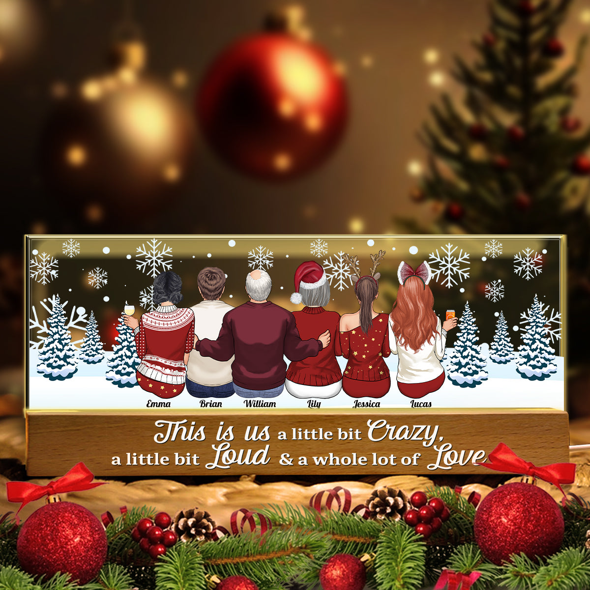 This Is Us - Personalized Family Custom LED Night Light