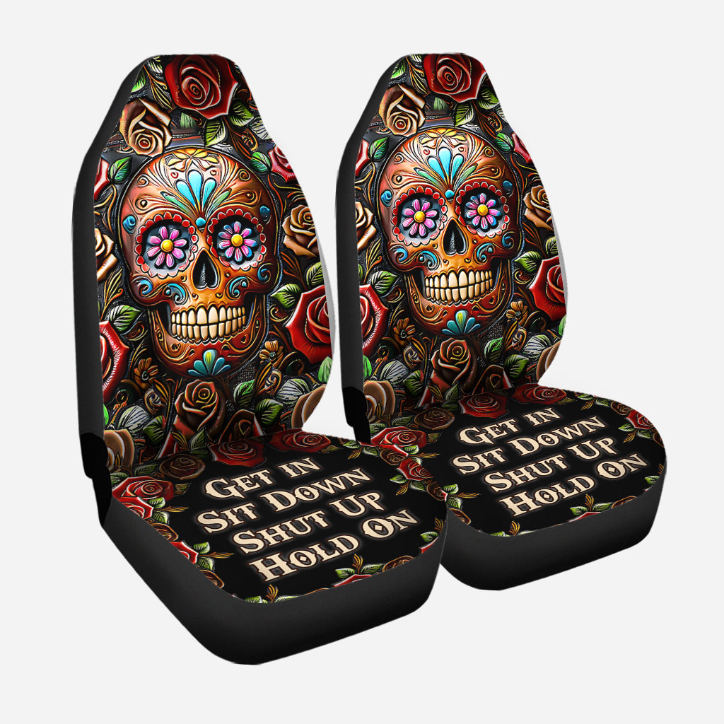Get In Sit Down - Skull Seat Covers