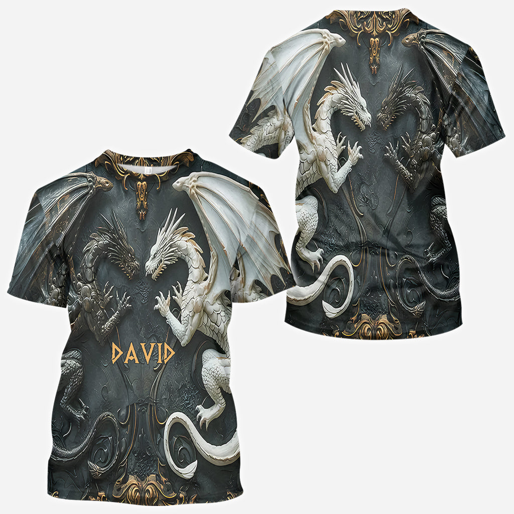 Love Dragons - Personalized Dragon All Over Shirt