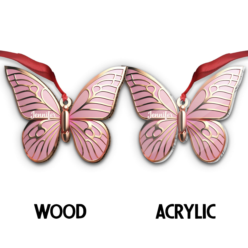 Love Butterflies - Personalized Butterfly Ornament