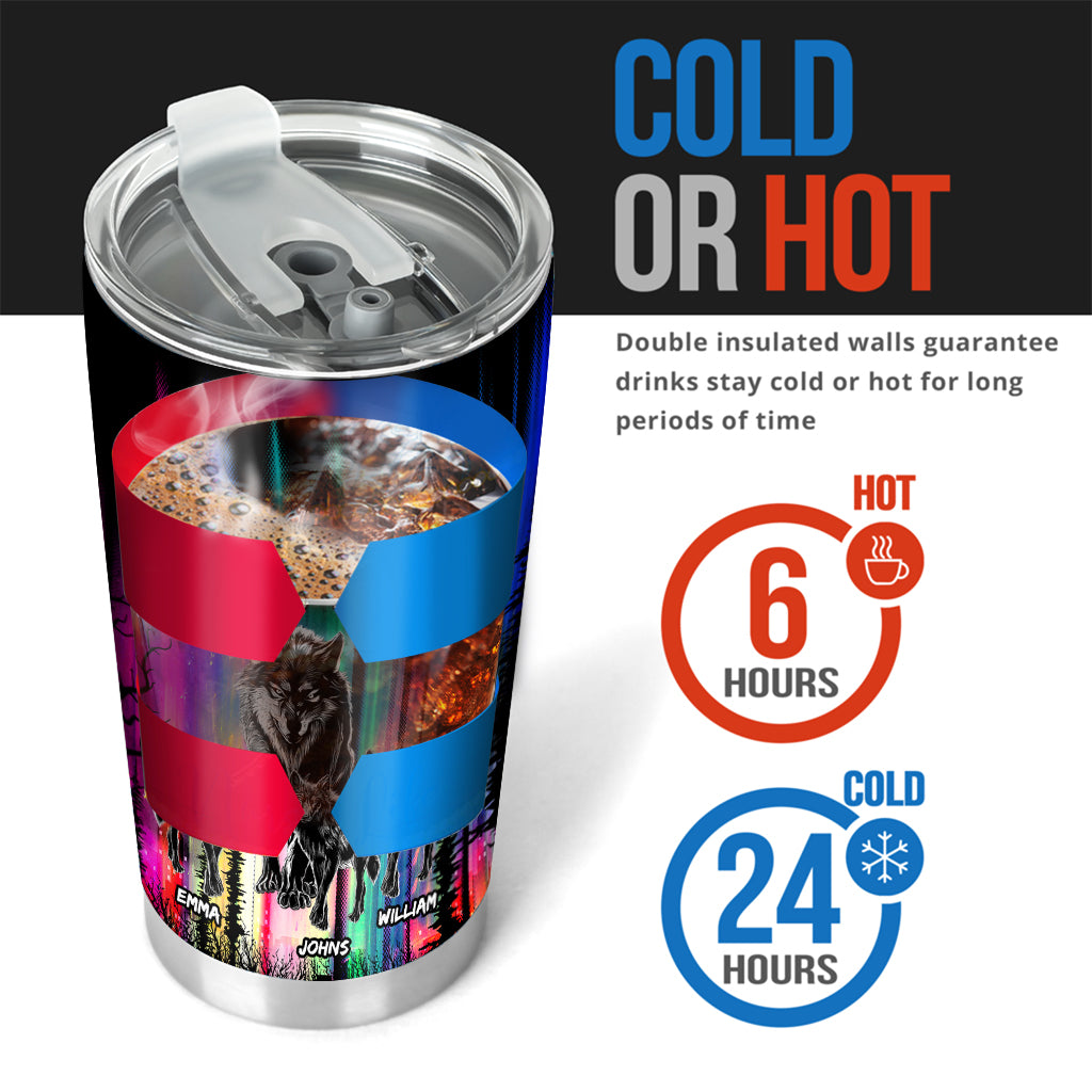 Papa Wolf - Personalized Father Tumbler
