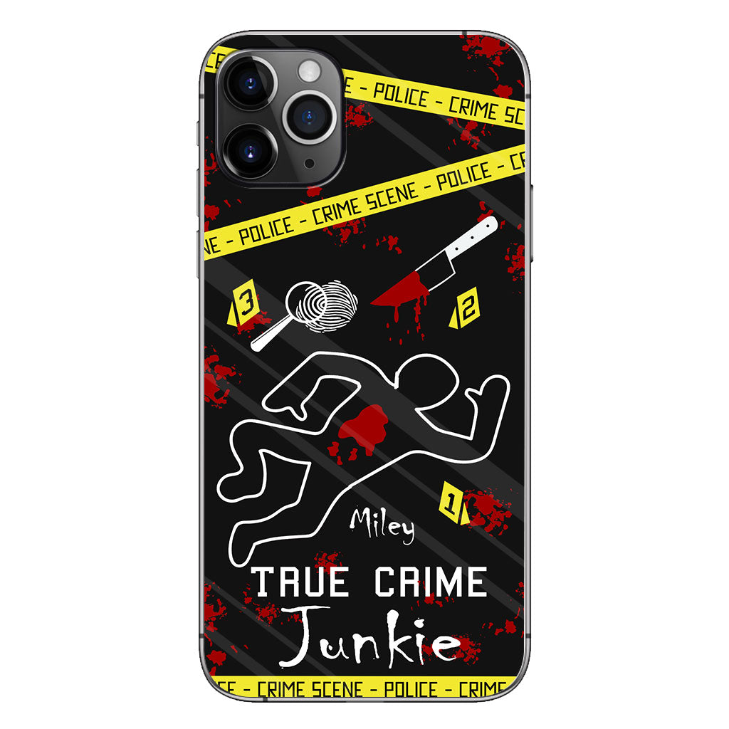 True Crime Junkie - Personalized Phone Case