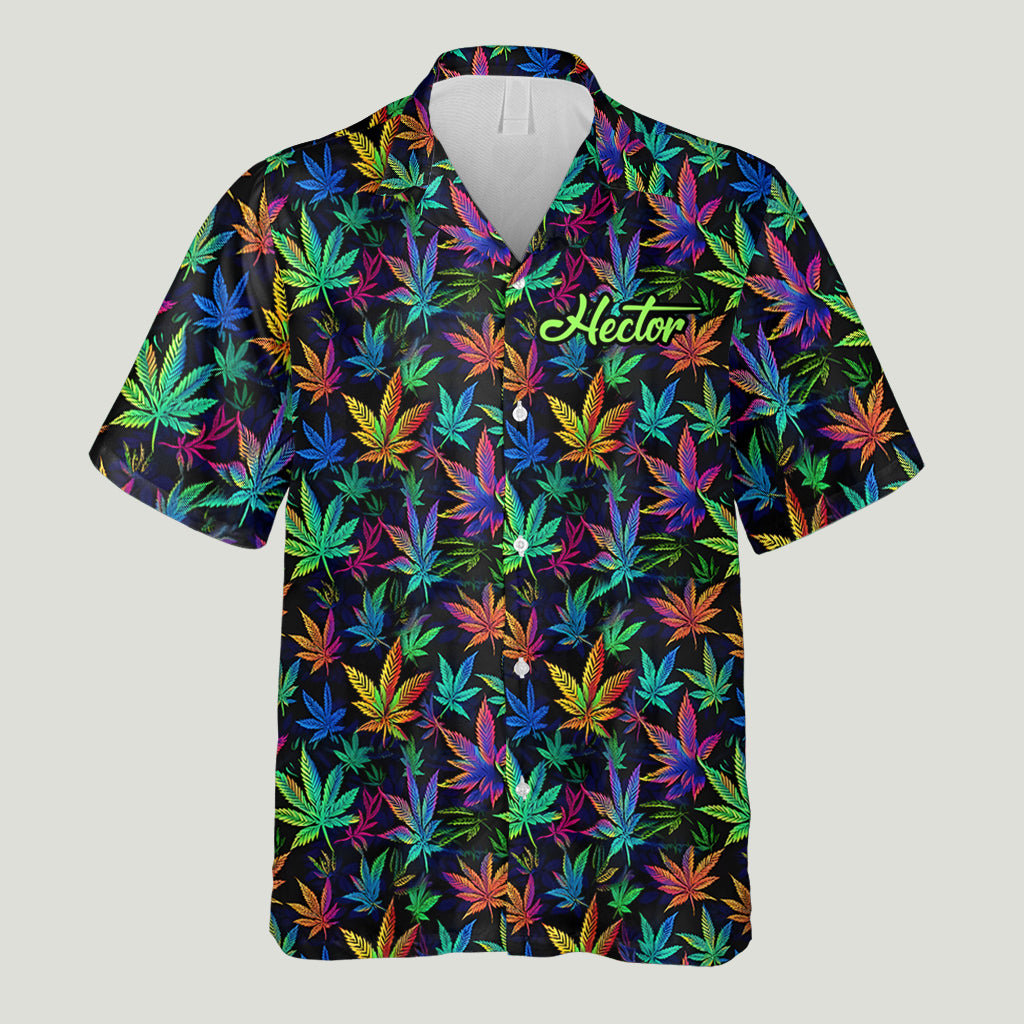 Colorful 420 - Personalized Weed Hawaiian Shirt