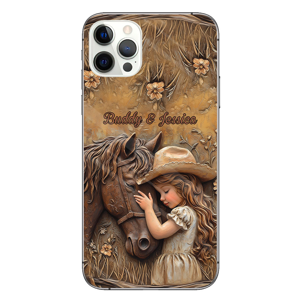 Just A Girl Who Loves Horse - Personalized Horse Clear Phone Case