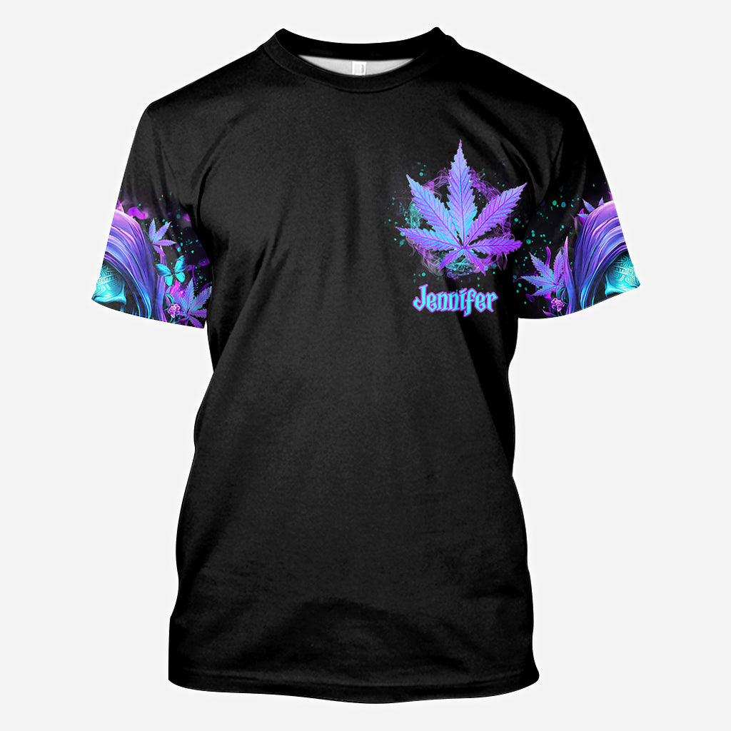 I Bet My Soul - Personalized Weed All Over Shirt