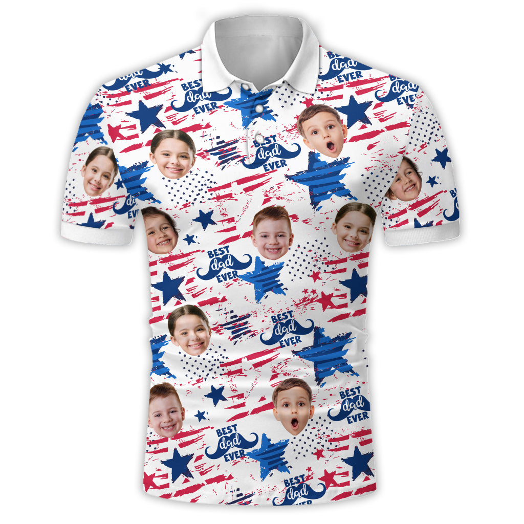 Best Dad Ever - Personalized Father Polo Shirt