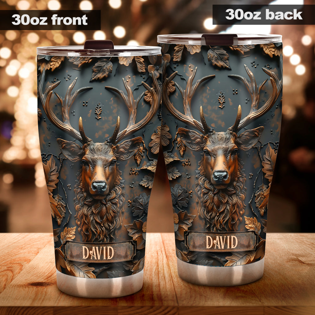 Stunning Deer - Personalized Hunting Tumbler