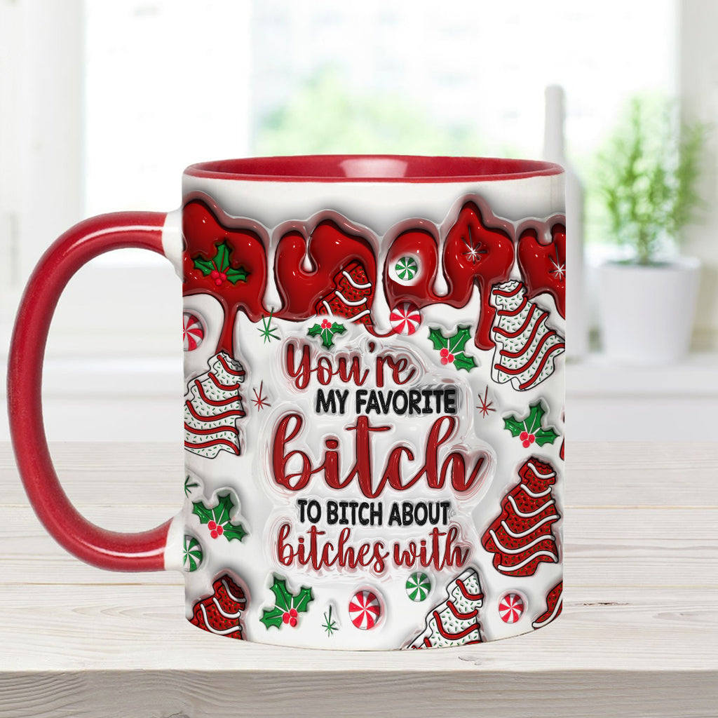 Best Bitches - Personalized Bestie Accent Mug