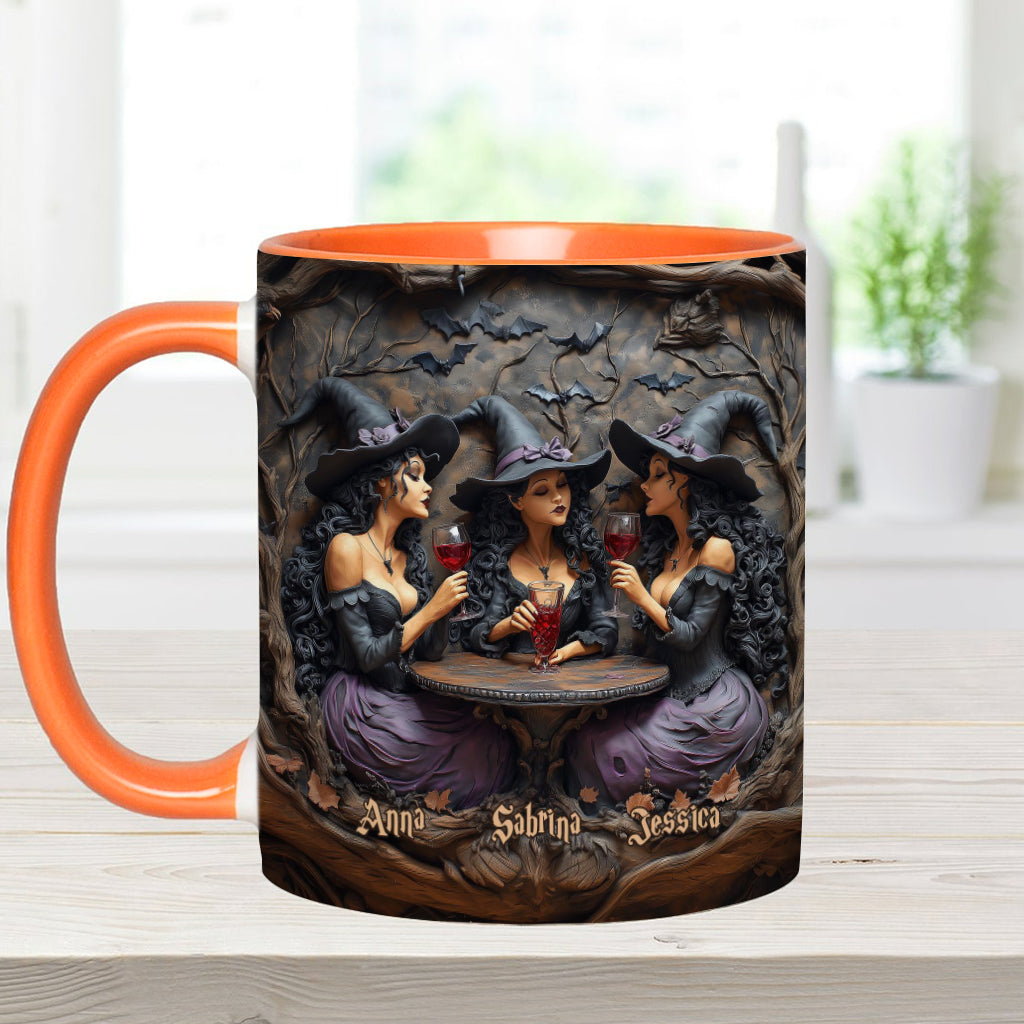 Drink Up Witches - Personalized Bestie Accent Mug