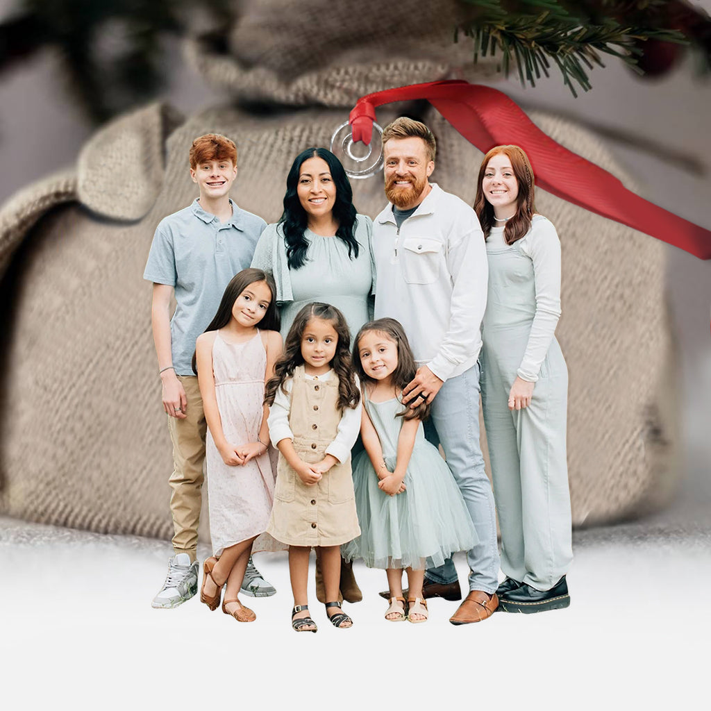 Any Photo Ornament - Personalized Family Custom Shaped Ornament