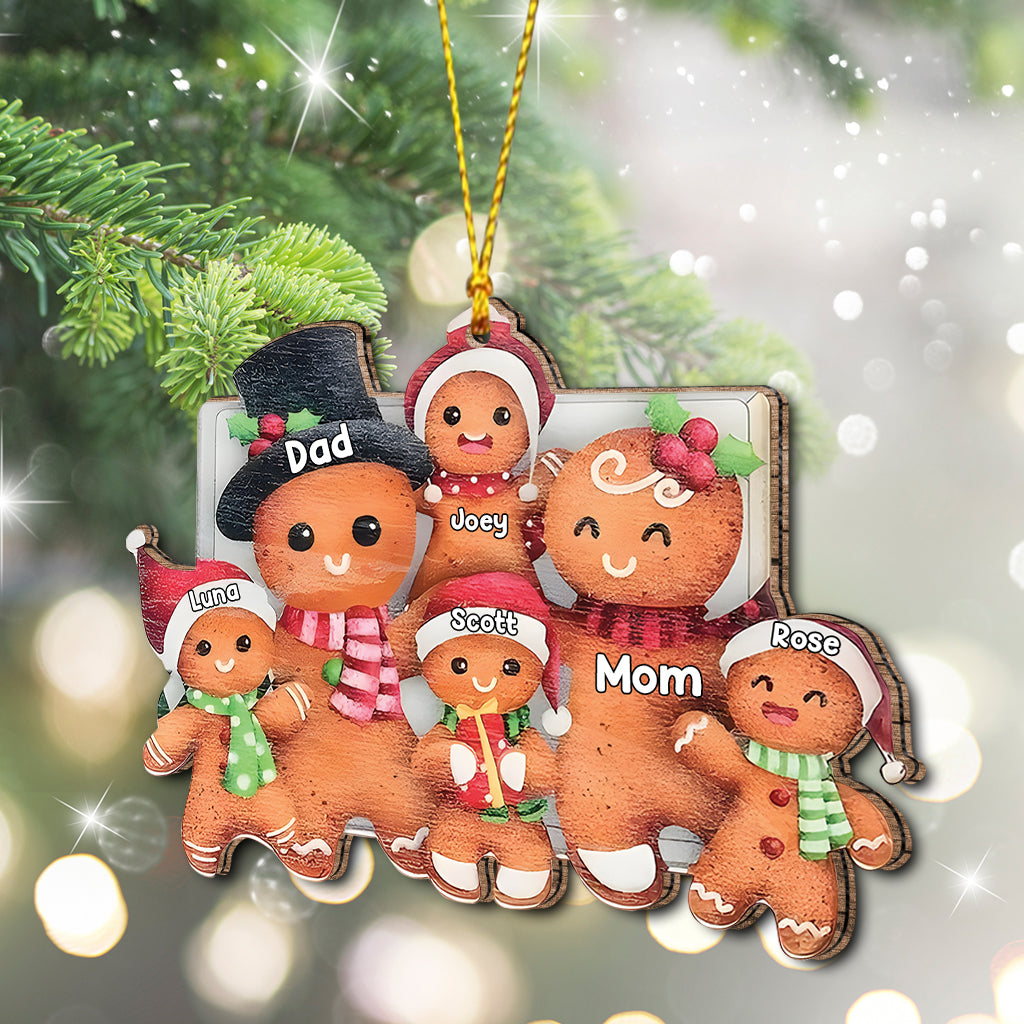 Merry Christmas - Personalized Family Ornament