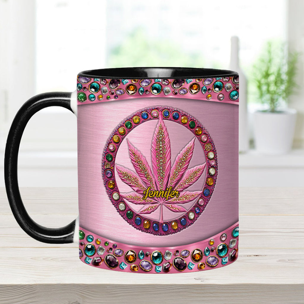 Stoner Chick - Personalized Weed Accent Mug