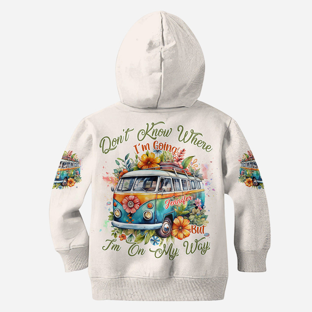 On My Way - Personalized Hippie All Over Shirt