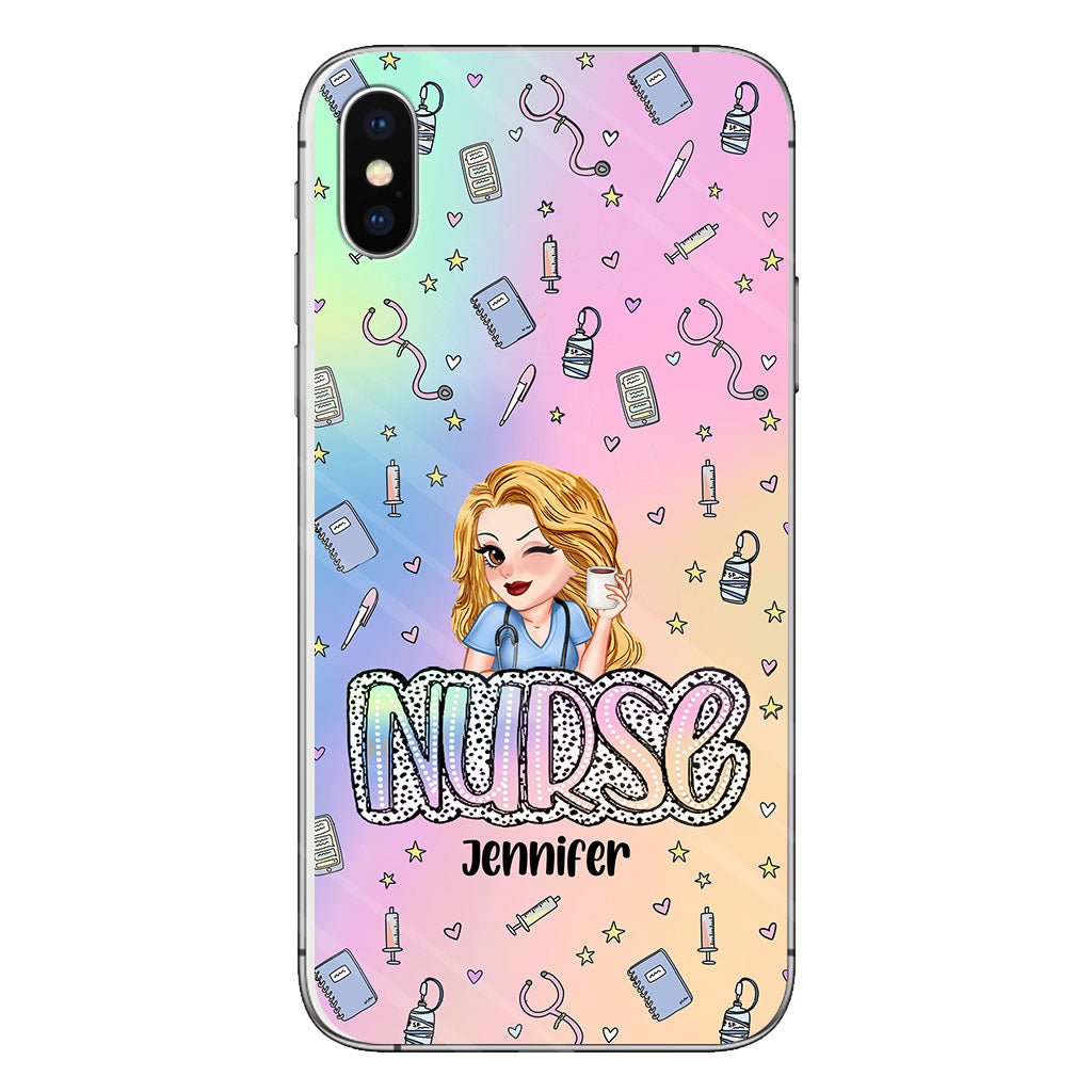 Nurse Life - Personalized Nurse Clear Phone Case