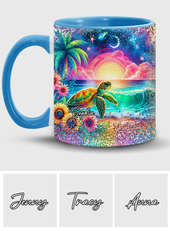 Love Turtles - Personalized Turtle Accent Mug