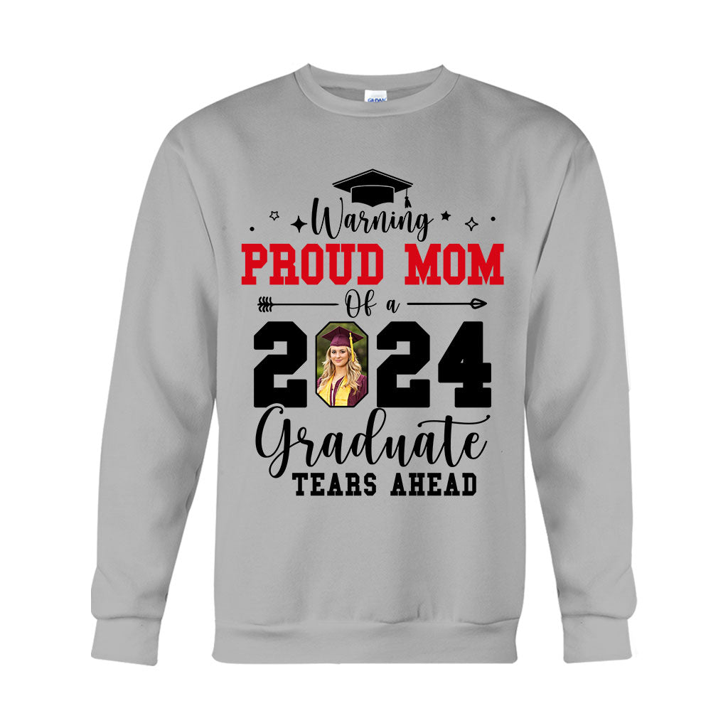 Warning Proud Mom/ Grandma/.... - Personalized Graduation T-shirt And Hoodie
