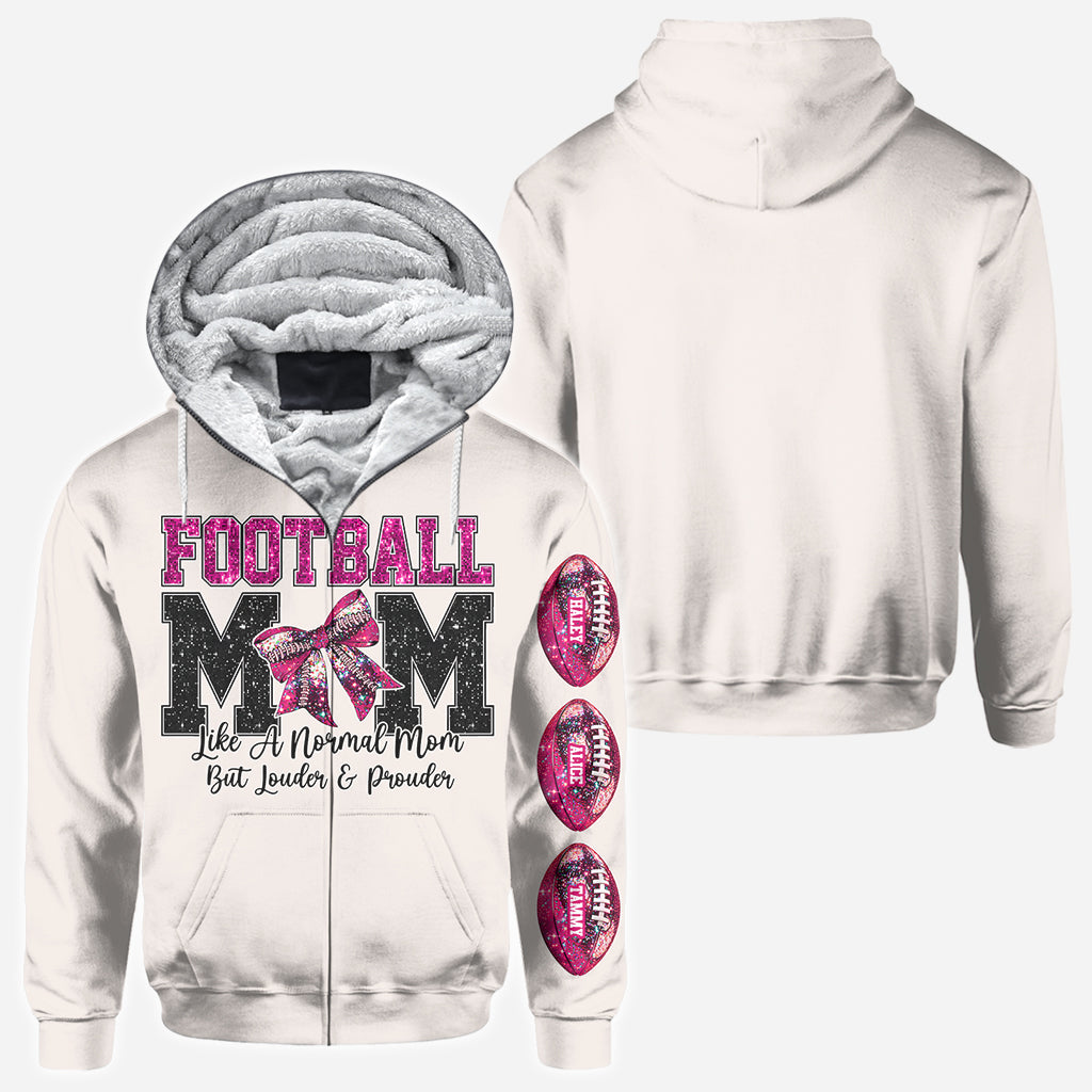 Football Mom - Personalized Football All Over Shirt