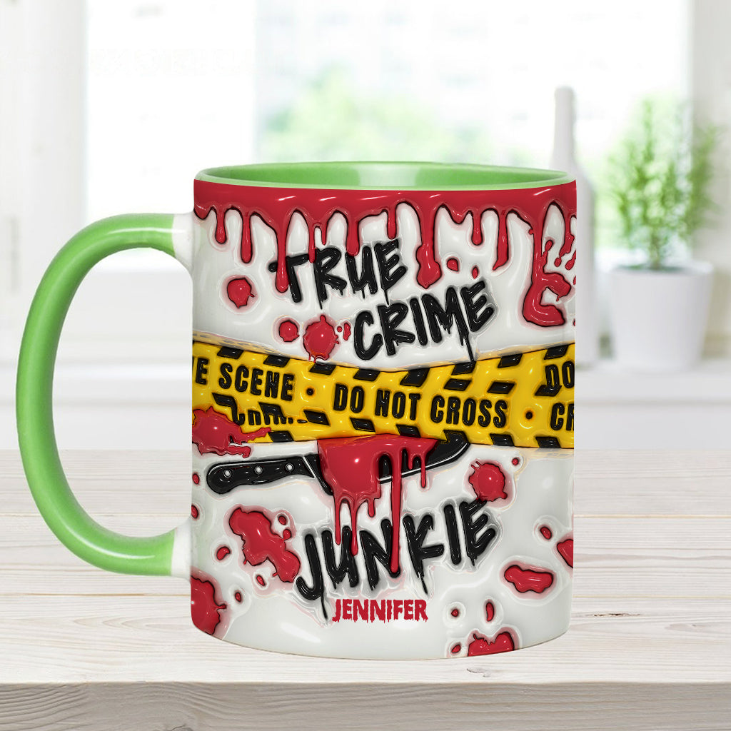 Do Not Cross - Personalized Accent Mug