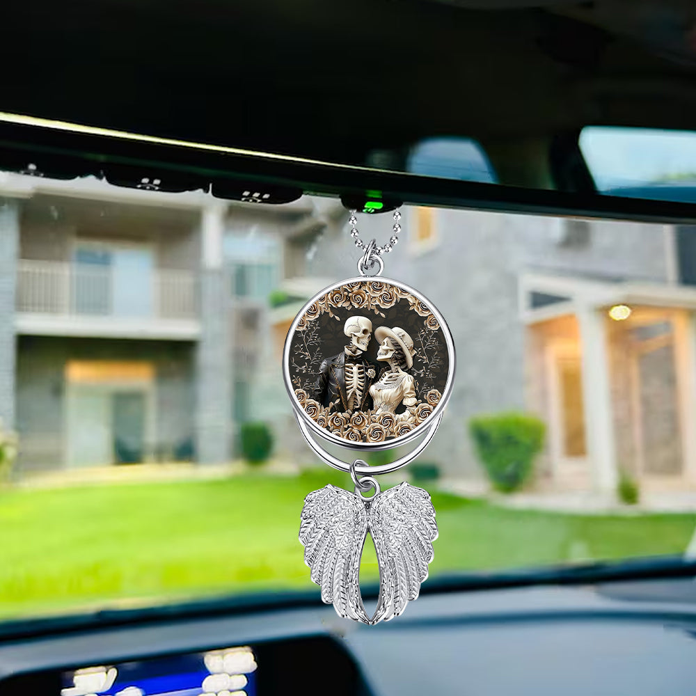 Till Death Do Us Part - Personalized Couple Wings Ornament