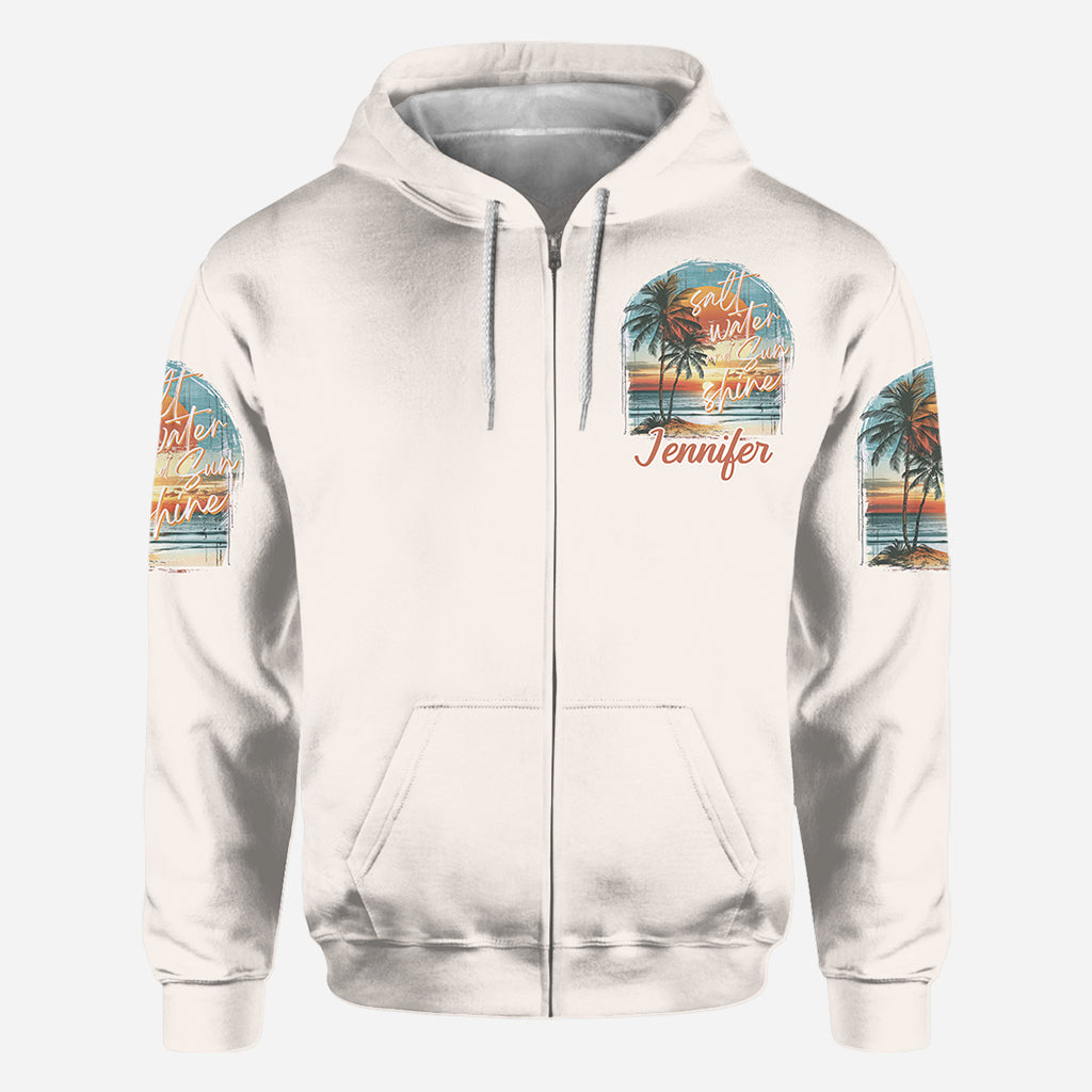 Salt Water Sunshine - Personalized Sea Lover All Over Shirt