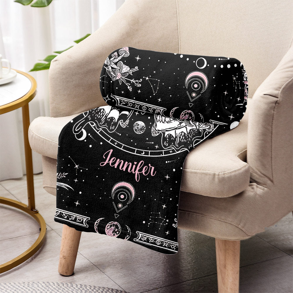 Night Butterfly - Personalized Butterfly Blanket