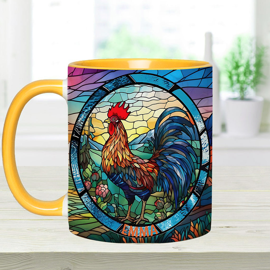 Love Chicken - Personalized Chicken Accent Mug